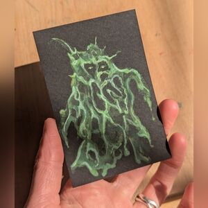 Slime Monster - Original Watercolor